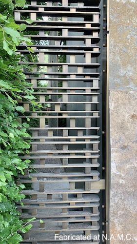 Brass Gate Close Up
