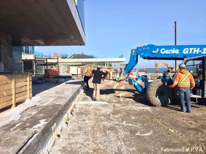 Wine Cellar being delivered