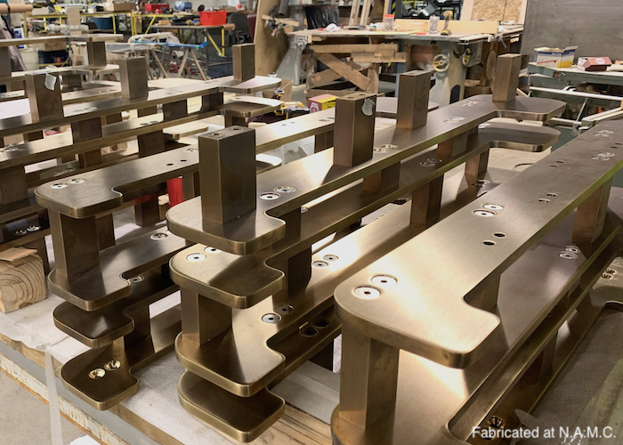 Solid Brass Gate In Sections