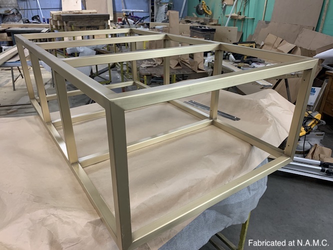 Champagne Shelving Unit