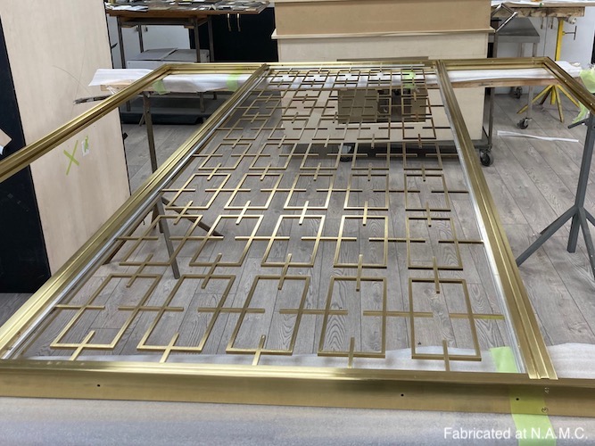 Indoor Brass Divider